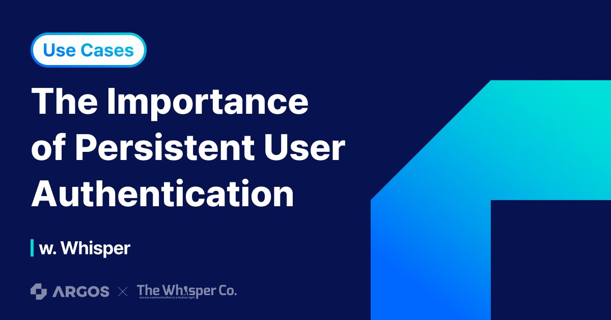 Online Identity Verification ARGOS and The Whisper Company